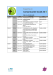 horario 2016 - Experto en Comunicación Social