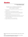Requisitos para la constitución de Fideicomisos y otros encargos de