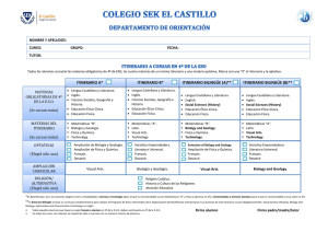(a)** itinerario biling&uuml;e (b)