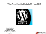 WordPress MeetUp Marbella 25 Mayo 2013