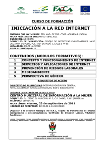 iniciación a la red internet