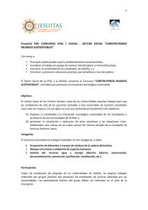 El Proyecto (P28) Concurso AUSJAL