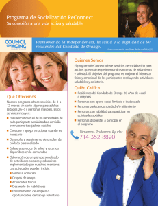 Programa de Socializaci&oacute;n ReConnect