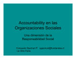 Accountability en las Organizaciones Sociales
