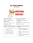 All Family Meeting - Oasis Charter Public School