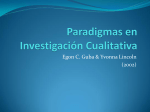 Paradigmas en Investigación Cualitativa