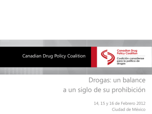Coalición canadiense para la política de drogas