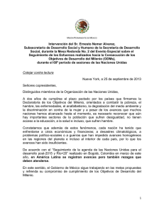 Intervención del Sr. Ernesto Nemer Alvarez, Subsecretario de