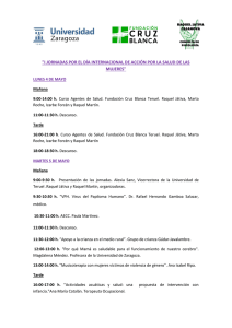 i jornadas por el día internacional de acción por la salud de las
