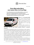Dona Mercedes-Benz una nueva Vito a la Cruz Roja