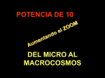 potencia de 10 del micro al macrocosmos