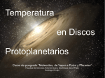 Temperatura en Discos Protoplanetarios
