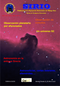 Enero - Agrupación Astronómica de Málaga SIRIO