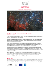 Una fresca mirada a un joven cúmulo de estrellas
