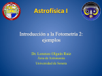 Ejemplos - Area de Astronomía