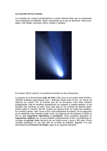 Los secretos de los cometas