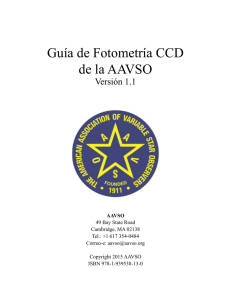 Guía de Fotometría CCD de la AAVSO