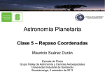 pdf: Clase 5 – Repaso astronomía de posicion