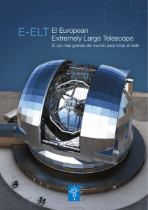 E-ELT El European Extremely Large Telescope