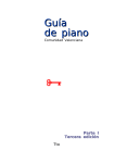 Guía de piano - musical recursos