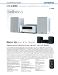 CS-245BT Minisistema de CD hi-fi con Bluetooth