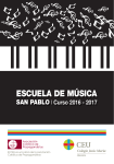 escuela de música - Colegio CEU Jesús María Alicante