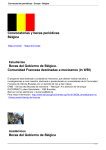 Convocatorias periódicas - Europa - Bélgica