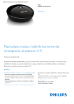 Product Leaflet: Adaptador Hi-Fi Bluetooth