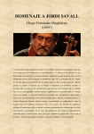 HOMENAJE A JORDI SAVALL - Diego Fernández Magdaleno