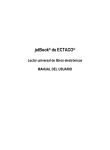 ECTACO® jetBook® – Manual del usuario
