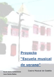 Proyecto “Escuela musical de verano”