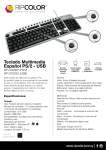 Teclado Multimedia Español PS/2 - USB