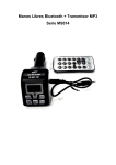 Manos Libres Bluetooth + Transmisor MP3 Serie MS014