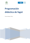 Programación didáctica de fagot - Conservatorio Profesional de