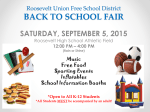 Roosevelt Union Free School District BACK TO SCHOOL FAIR