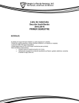 Lista de materiales Sección bachillerato 2014