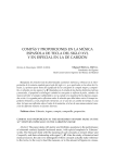 Compás y proporciones en la música española de