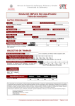 Formulario de inscripción en BOLSA DE EMPLEO NO CUALIFICADO