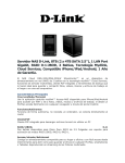 Servidor NAS D-Link, 8TB (2 x 4TB SATA 3.5``), 1 LAN Port Gigabit