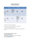 HORARIO MUSICA INFANTIL (Instrumento sólo 5 años) LUNES