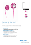 SHE3620/00 Philips Auriculares intrauditivos