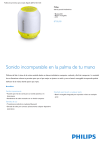 Product Leaflet: Altavoz portátil inalámbrico