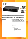 DVD con TDT, HDMI y USB GRABADOR LW212