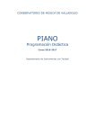 piano - Conservatorio de Música VALLADOLID