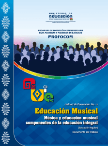 Educación Musical - profocom