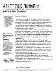 becas pratt music - Pratt Music Foundation