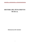 HISTORIA DEL PENSAMIENTO MUSICAL Prog 10-11