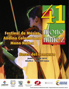 1 41o. Festival “Mono Núñez”
