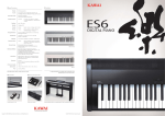 Kawai ES6 brochure (Español) - Kawai Musical Instruments