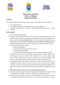 bases para el concurso festival de bandas ñuñoa joven 2015
